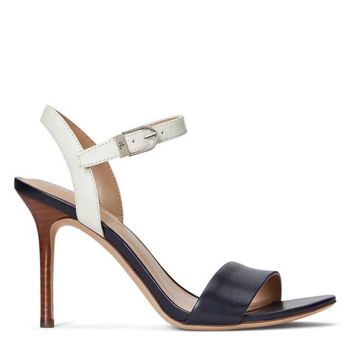 Gwen Nappa Leather Sandal - Blue
