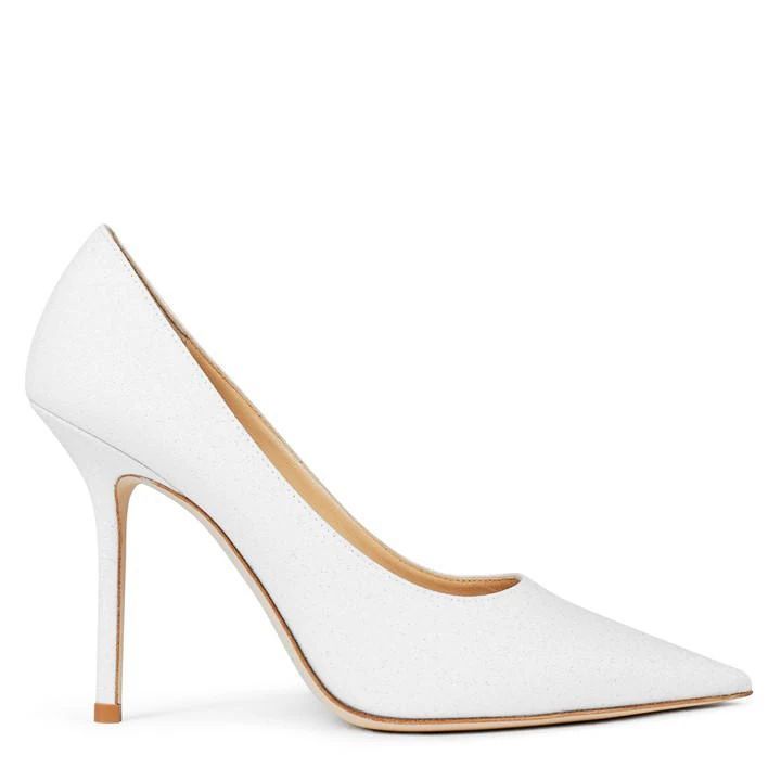 Love Pointed Toe Heels - White