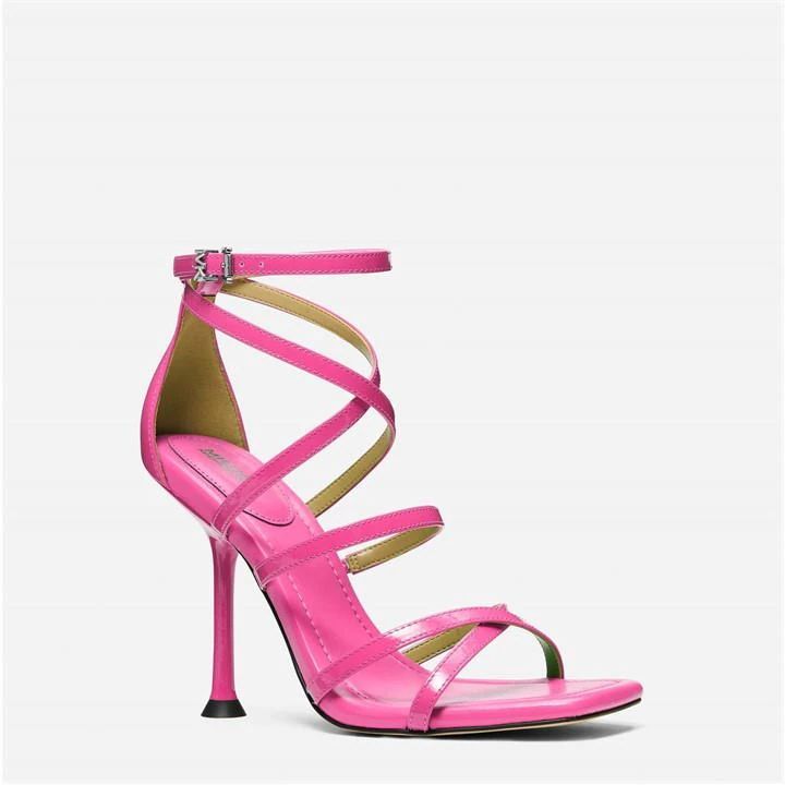 Imani Patent Leather Sandals - Pink