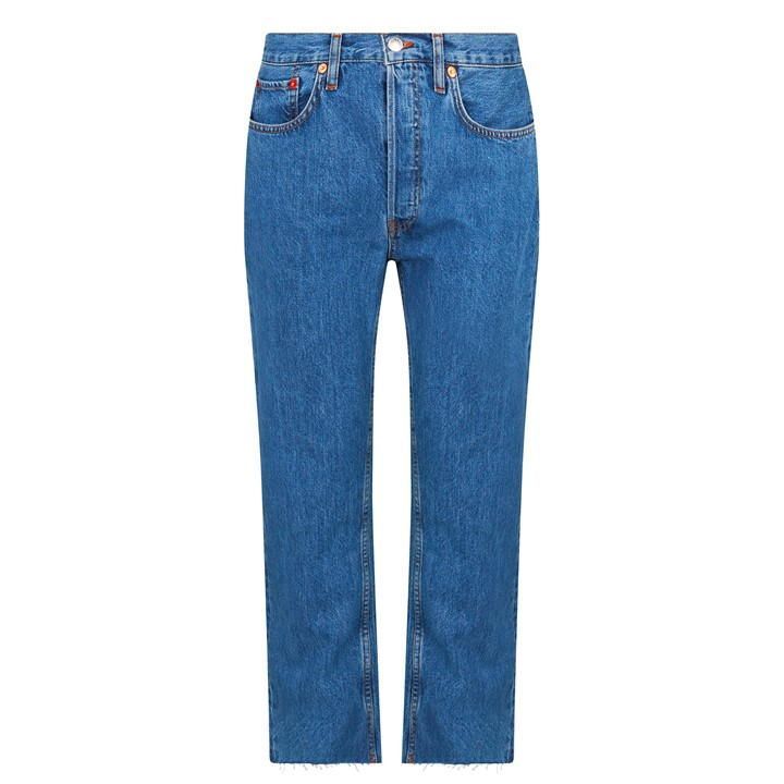 70s Stove Pipe Jeans - Blue