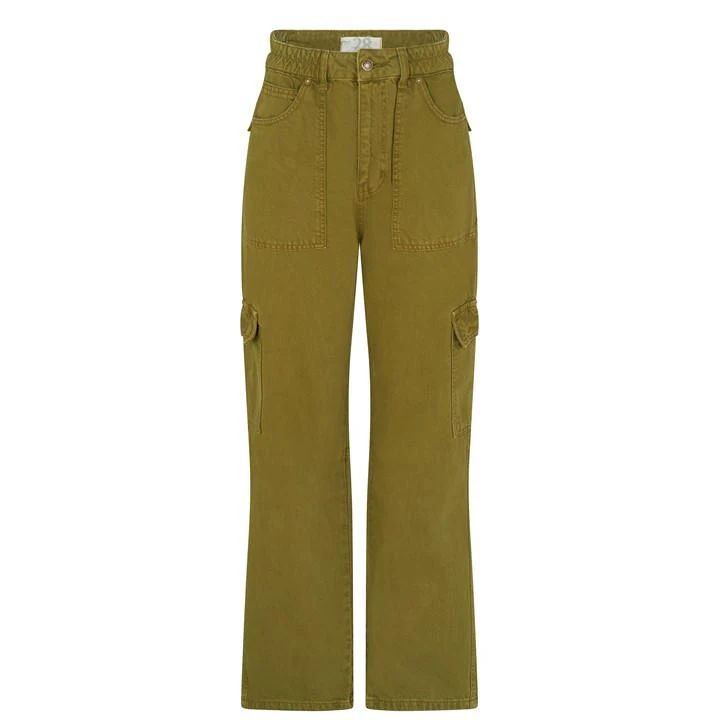 Ezra Cargo Jeans - Green