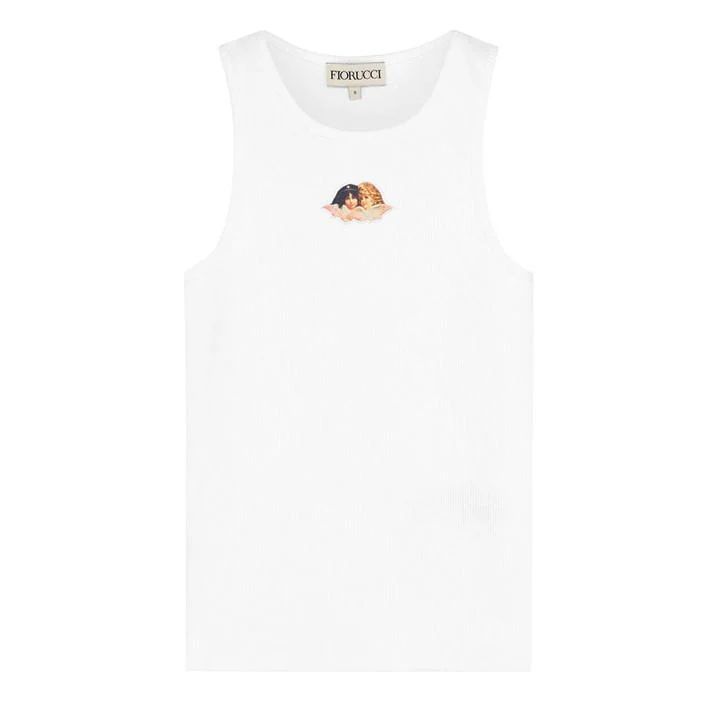 Angels Tank Top - White