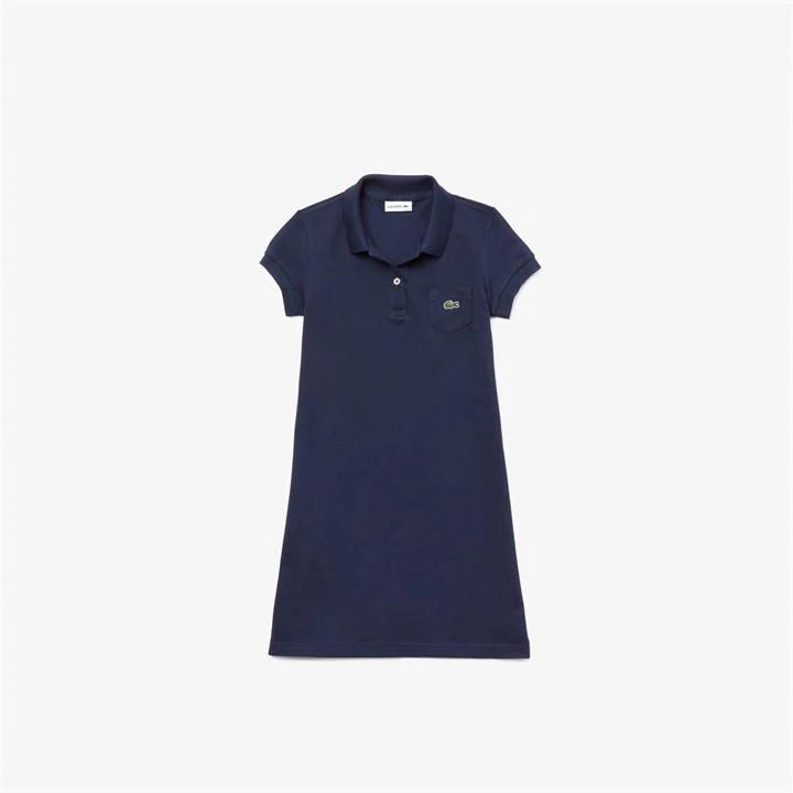 Polo Shirt Dress - Blue