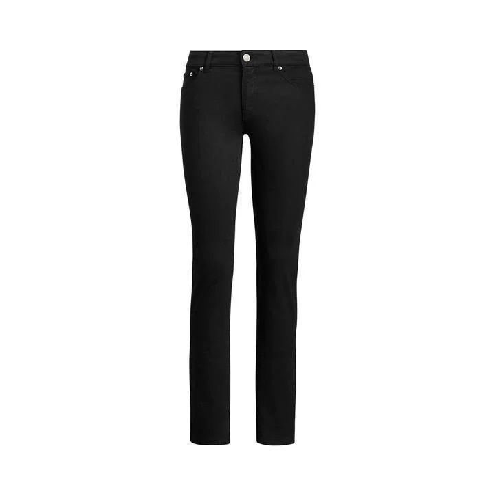 Midrise 5 Pocket Jeans - Black