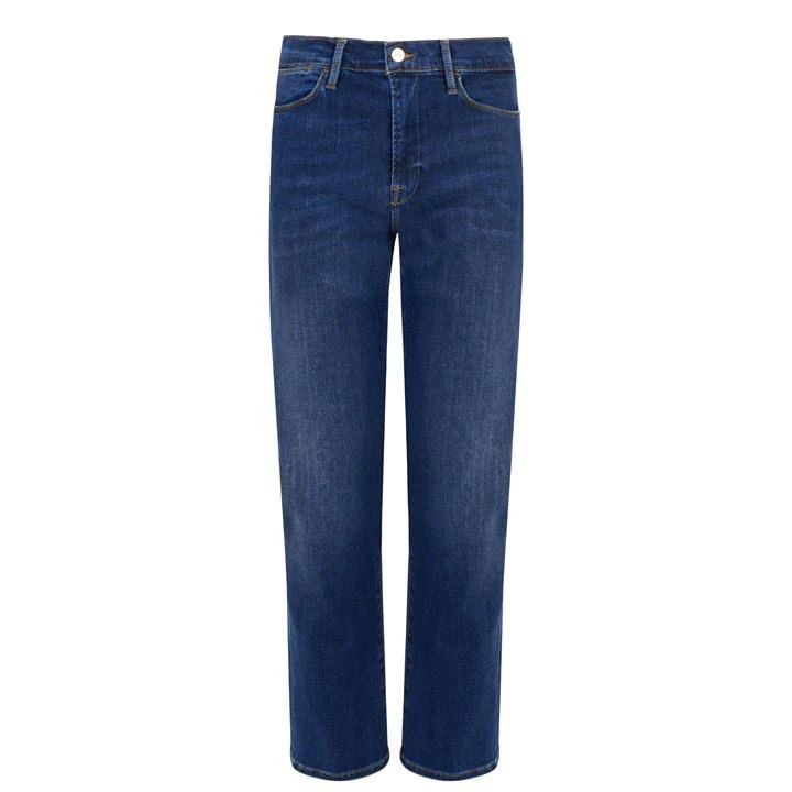 Le High Straight Jeans - Blue