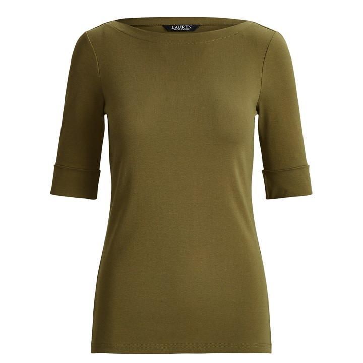 Judy Elbow Sleeve T Shirt - Green