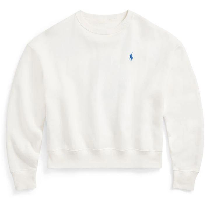 Polo Ralph Lauren Good Vibes Long Sleeve Crew Sweater Womens - Cream
