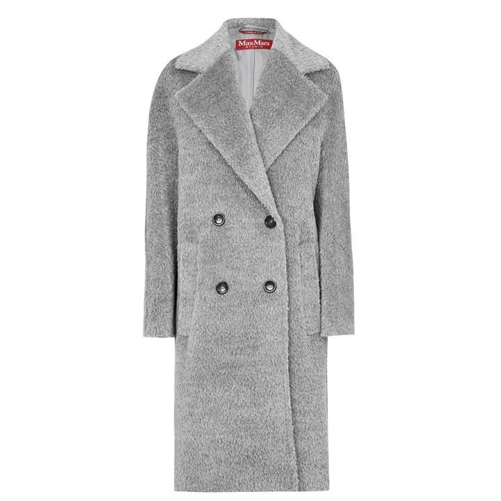Wool Trench Coat - Grey