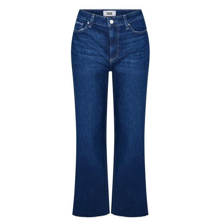 Leenah Raw Ankle Jeans - Blue