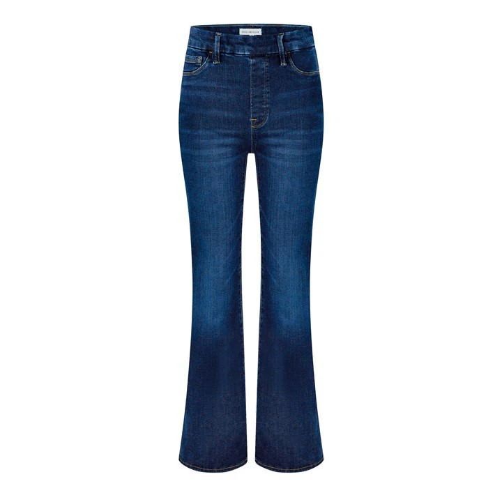 Pull-On Flare Jeans - Blue