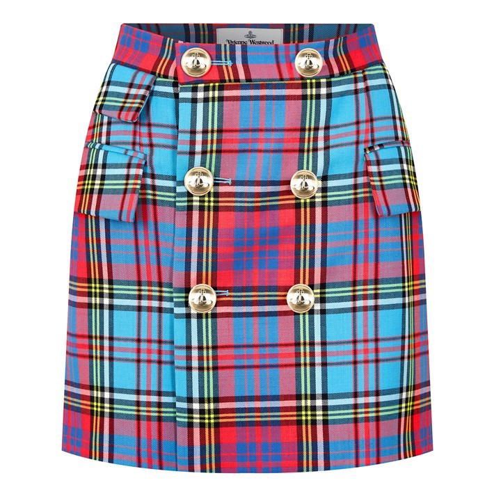 Tartan Mini Skirt - Multi