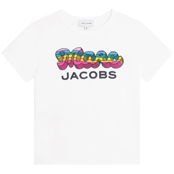 Junior Graphic Logo T Shirt - White