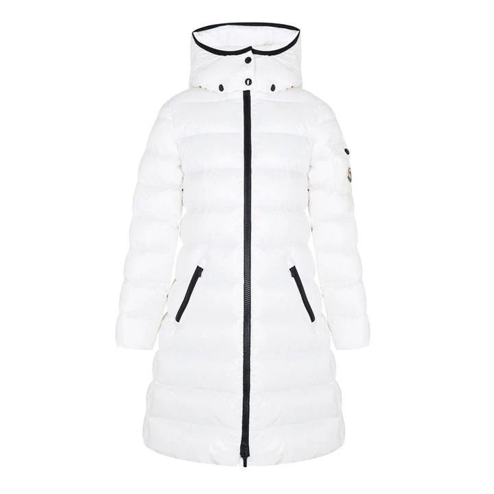 Moka Padded Hooded Coat - White