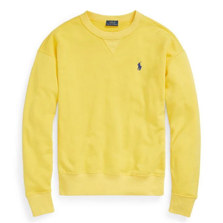 Logo Crew Neck Sweatshirt - Yellow