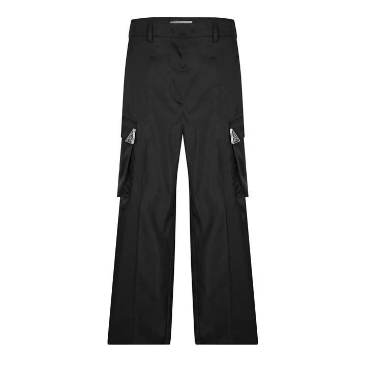 Re-Nylon Cargo Trousers - Black