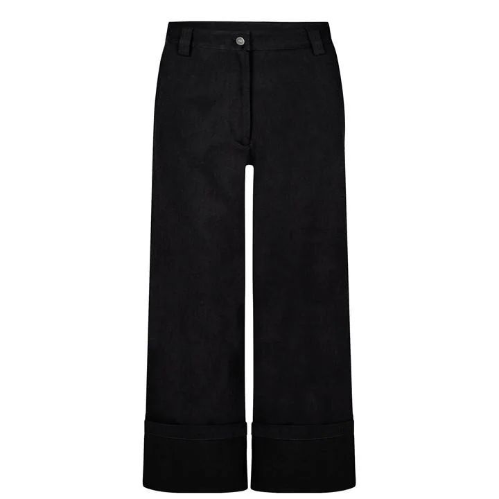 Wide Trousers - Black