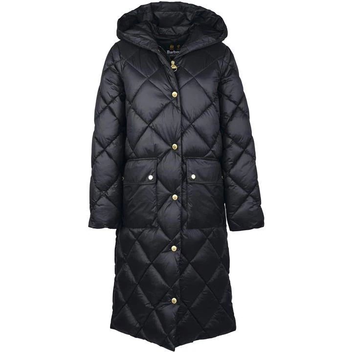 Volante Quilted Jacket - Black