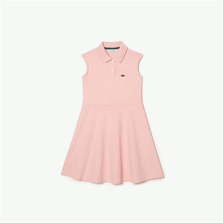 Lacoste Pique Dress Jn33 - Pink