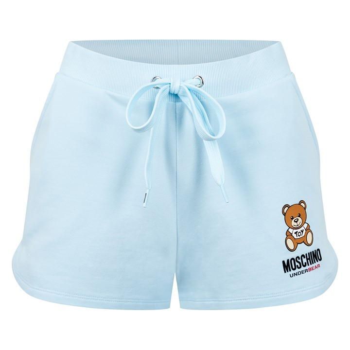 Teddy Bear Track Shorts - Blue