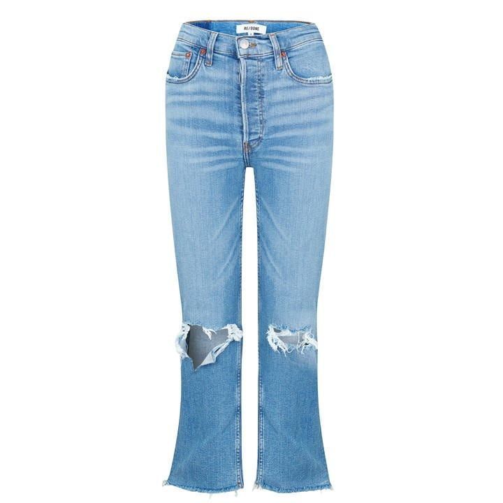 70s Stove Pipe Jeans - Blue