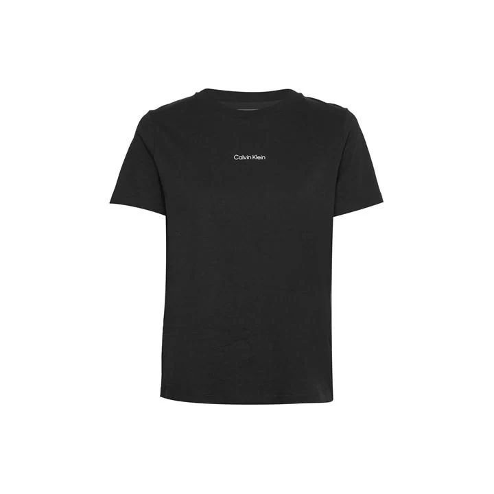 Micro Logo T Shirt - Black