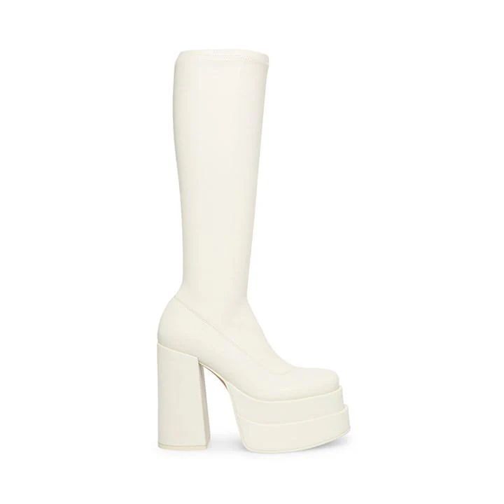 Cypress Knee High Boot - White