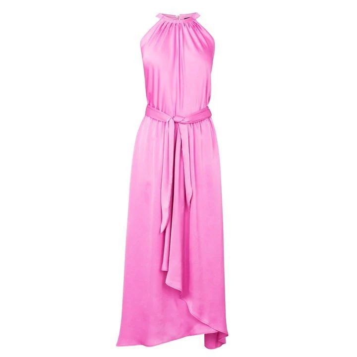 Vata Satin Dress - Pink