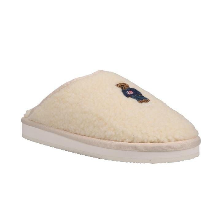 Polo Bear Slip Slippers Ladies - Cream