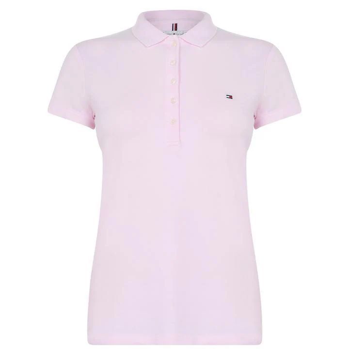 Heritage Short Sleeve Slim Fit Polo Shirt Ladies - Pink