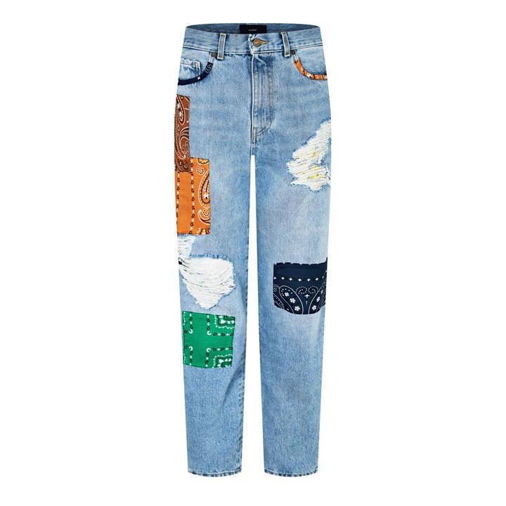 California Patchwork Jeans - Multi