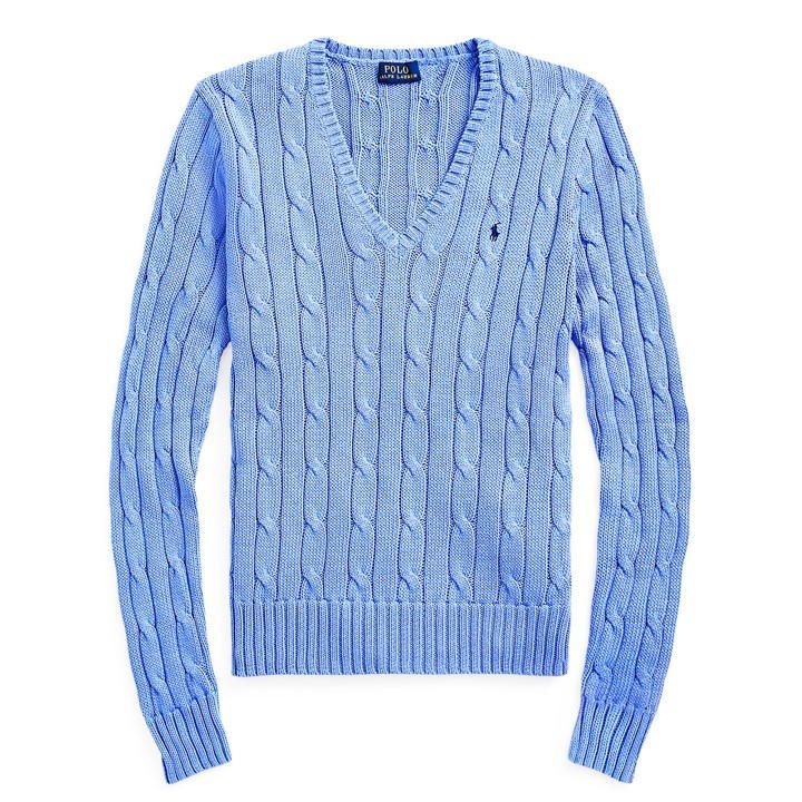 Cable Knit Jumper - Blue