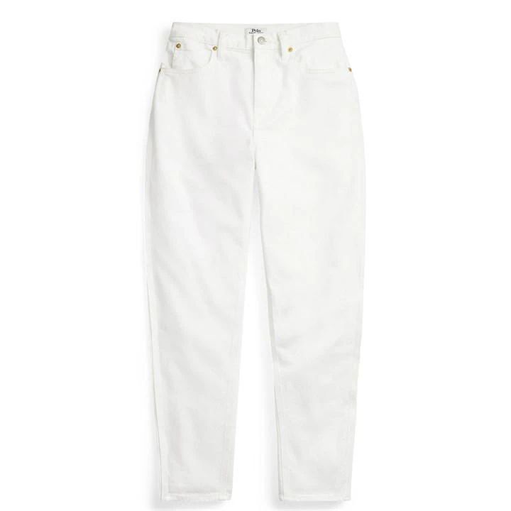 Carrot Straight Jeans - White