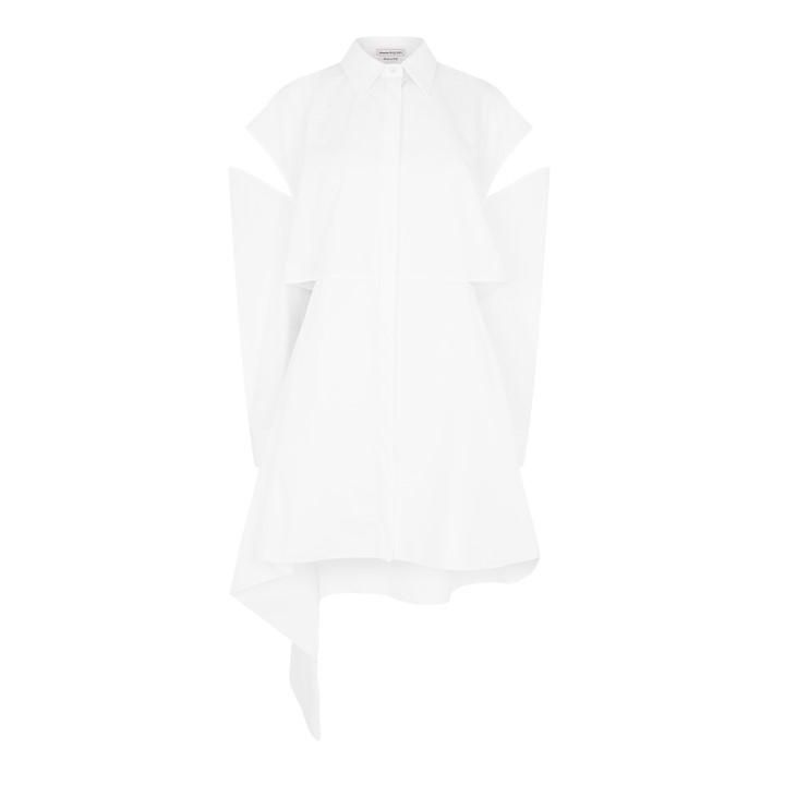Alex Slit Day Dress Ld32 - White