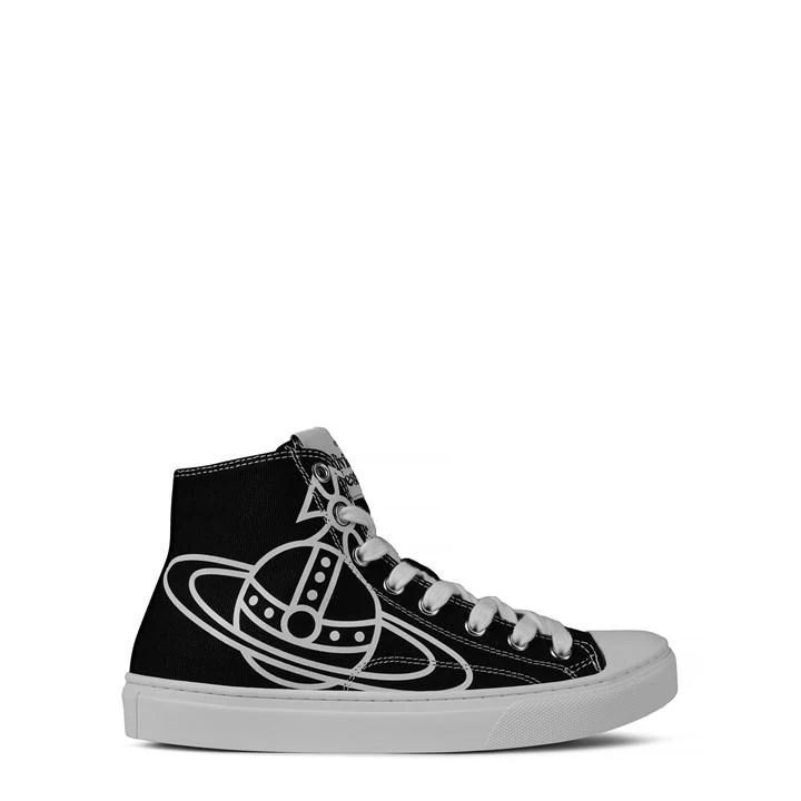 Plimsoll High Top Trainers - Black