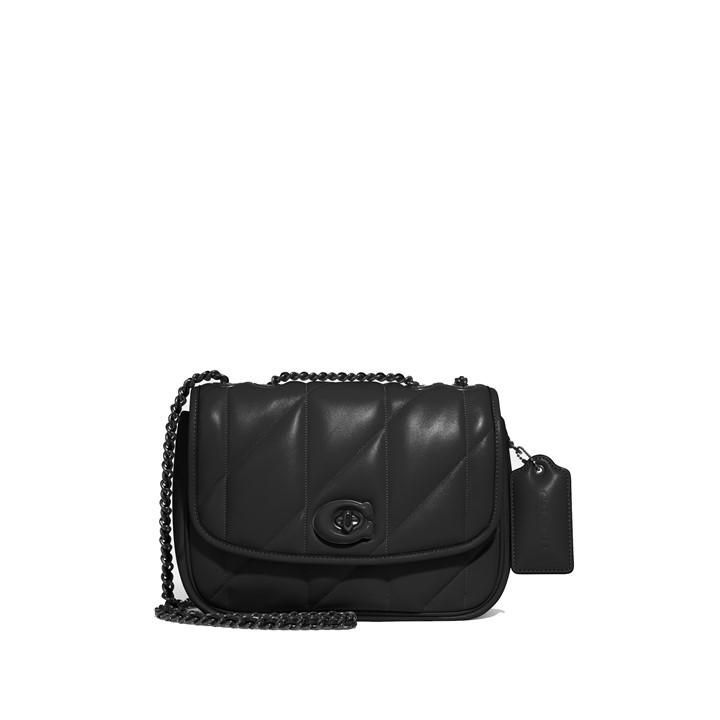 Madison Quilted Pillow Bag - Black