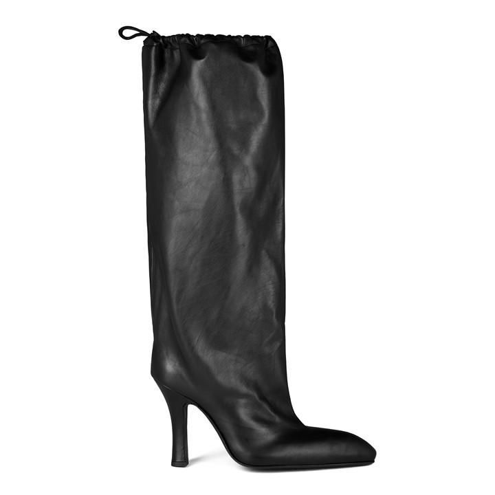 Falkon 105mm Knee High Boot - Black