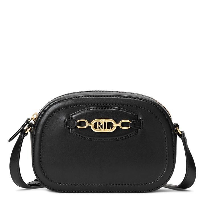 Leather Medium Jordynn Crossbody Bag - Black