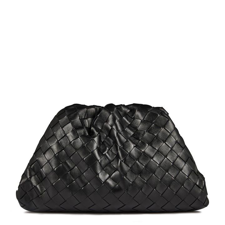 Teen Woven Pouch Bag - Black