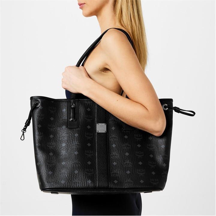 Reversible Liz Shopper Bag - Black