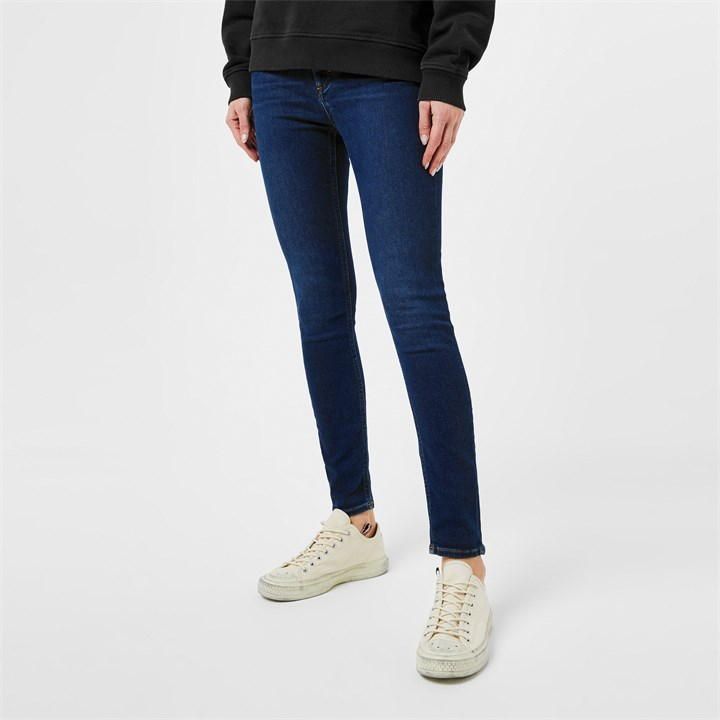 Peg Skinny Jeans - Blue