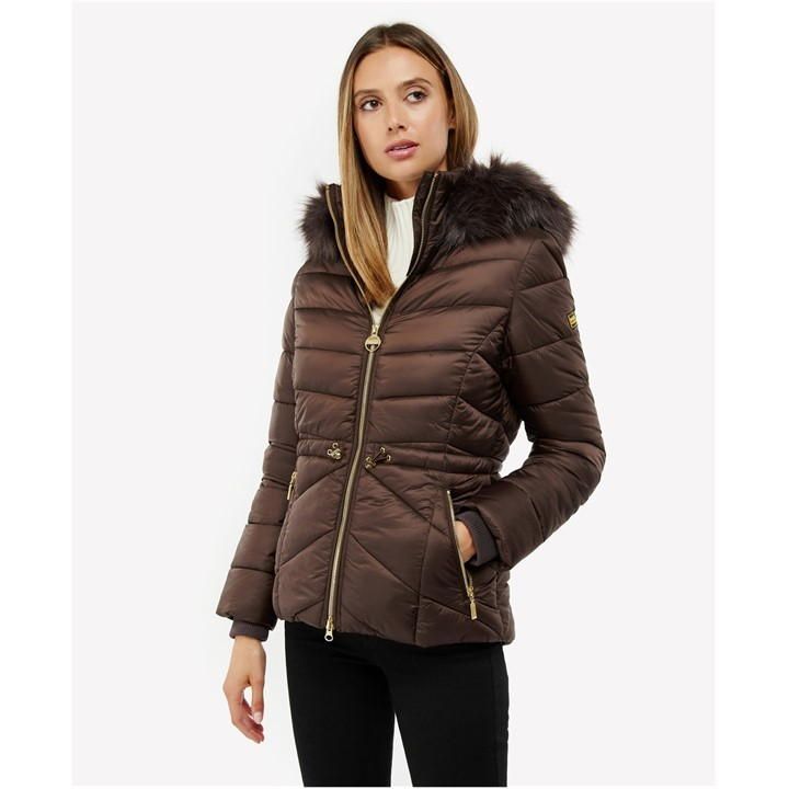 Island Quilted Jacket - Brown