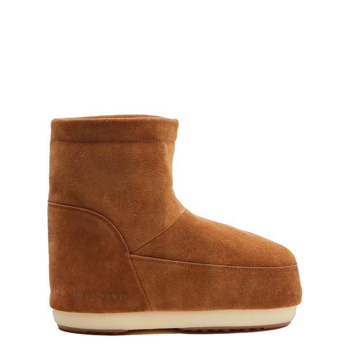 Icon Low Suede Boots - Brown