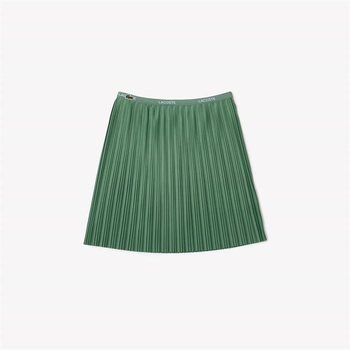 Lacoste Pleat Skirt Jn10 - Green