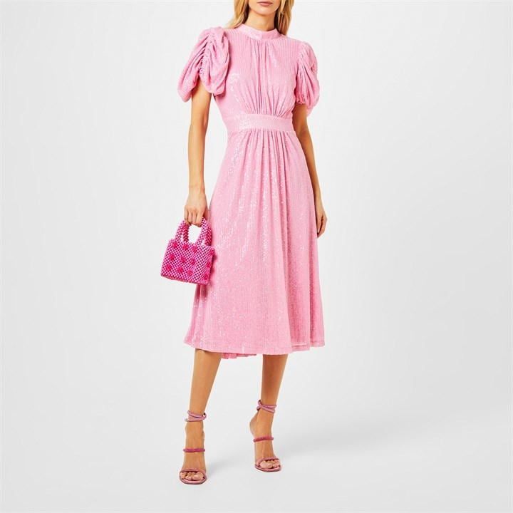 Noon Midi Dress - Pink
