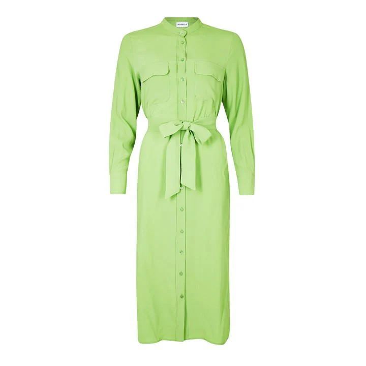 Oporto Shirt Dress - Green