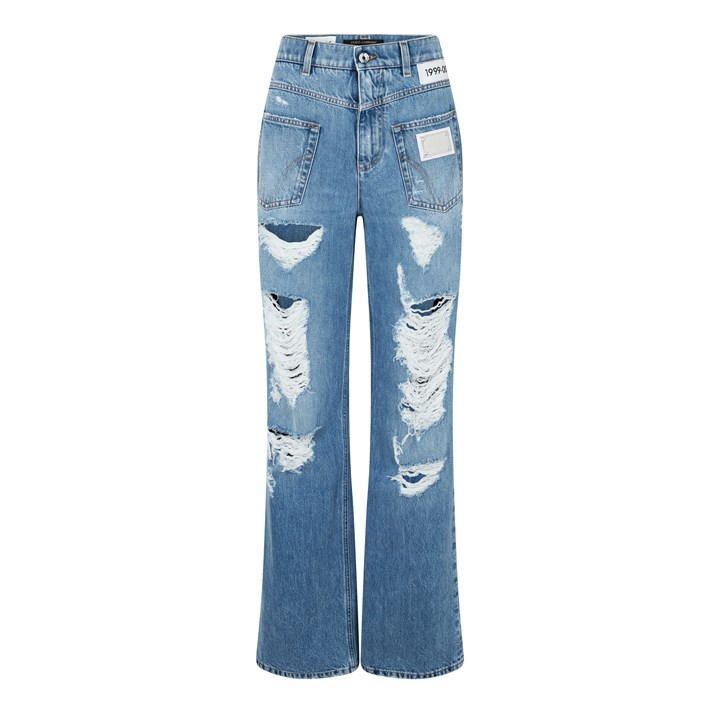 Dg 5 Pocket Jeans Ld33 - Blue