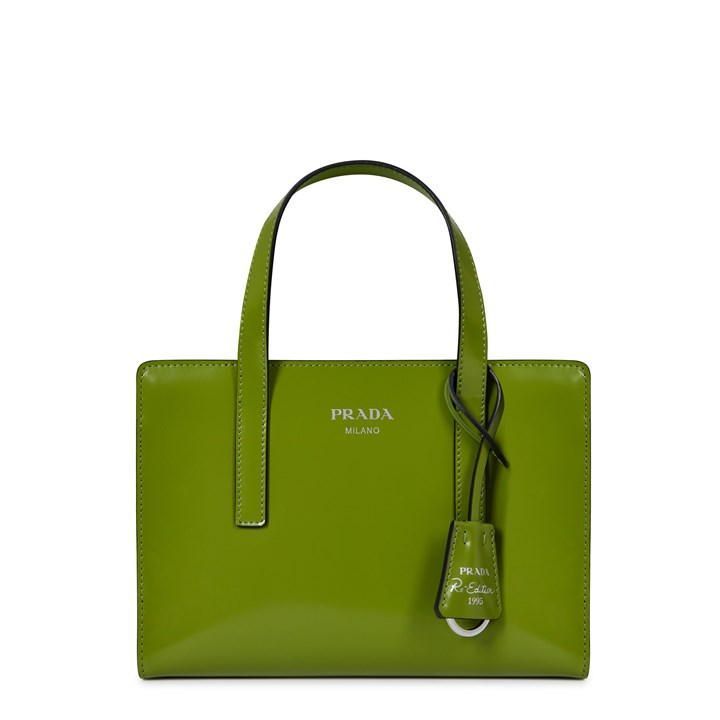 Re-Edition 1995 Brushed Leather Mini Handbag - Green