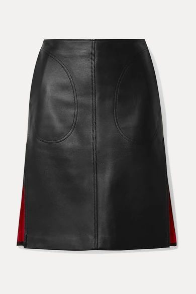 - Leather Skirt - Black