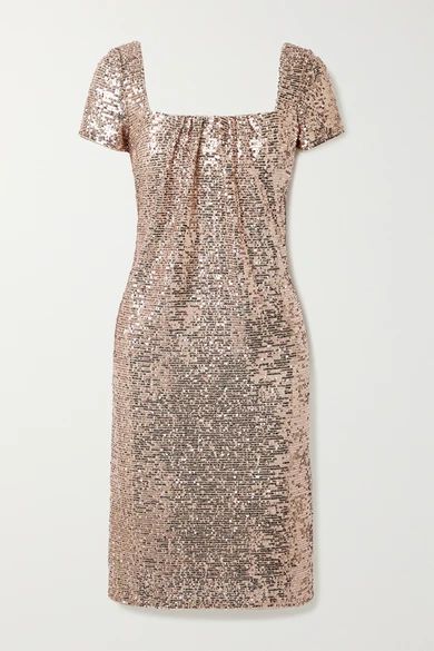- Sequined Tulle Dress - Pink