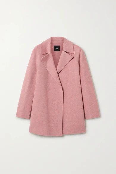 - Wool And Cashmere-blend Coat - Antique rose